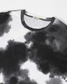Shop Men's Black & White Tie & Dye Plus Size Oversized T-shirt