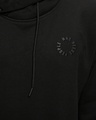 Shop Men's Black Who Needs People Typography Oversized Sweatshirt