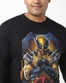 Shop Men's Black Wolverine Graphic Printed Plus Size T-shirt