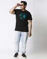 Shop Men's Black World Peace graphic Printed Plus Size T-shirt-Design