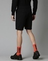 Shop Men's Black Woven Slim Fit Shorts-Design