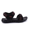 Shop Men's Black Xperia 2 Striped Sandals-Front