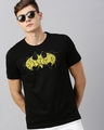 Shop Men's Black & Yellow Batman Printed Rogue T-shirt-Front