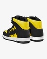 Shop Men's Black & Yellow Dark Knight Color Block High Top Sneakers
