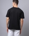 Shop Men's Black You Typography Oversized T-shirt-Full