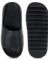 Shop Men's Black Zig Zag Sliders-Full