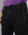 Shop Men's Black Zipper Casual Joggers