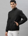 Shop Men's Black Zipper Jacket-Design