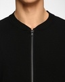 Shop Men's Black Zipper Sweatshirt