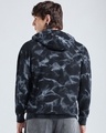Shop Men's Black Tie & Dye Oversized Hoodies-Full