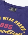 Shop Men's Blue 1985 Typography Oversized T-shirt