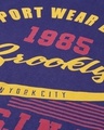 Shop Men's Blue 1985 Typography Oversized T-shirt