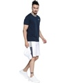 Shop Men's Blue  Typography Slim Fit T Shirt-Full