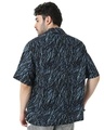 Shop Men's Blue All Over Abstract Printed Relaxed Fit Shirt-Design