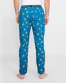 Shop Men's Blue All Over Beer Mugs Printed Cotton Pyjamas-Design