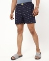 Shop Men's Blue All Over Dolphin Printed Boxers-Design