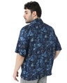 Shop Men's Blue All Over Floral Printed Relaxed Fit Shirt-Design