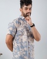 Shop Men's Blue All Over Floral Printed Shirt-Design
