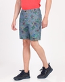 Shop Men's Blue All Over Floral Printed Shorts-Full