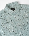 Shop Men's Blue All Over Floral Printed Slim Fit Shirt