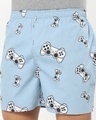 Shop Men's Blue All Over Game Consoles Printed Boxers