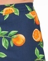 Shop Men's Blue All Over Orange Fruit Printed Cotton Boxers