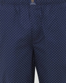 Shop Men's Blue All Over Polka Printed Cotton Lounge Pants