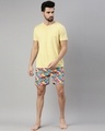 Shop Men's Blue All Over Printed Cotton Boxers