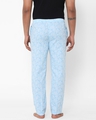 Shop Men's Blue All Over Printed Cotton Lounge Pants-Design