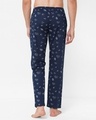 Shop Men's Blue All Over Printed Cotton Lounge Pants-Design