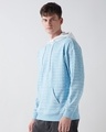 Shop Men's Blue Mickey All Over Printed  Oversized Hoodies-Full