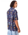 Shop Men's Blue All Over Printed Oversized Shirt-Design