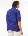 Shop Men's Blue All Over Printed Oversized Shirt-Full