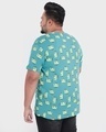 Shop Men's Blue All Over Printed Plus Size T-shirt-Design