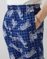 Shop Men's Blue All Over Printed Pyjamas