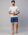 Shop Men's Blue All Over Printed Relaxed Fit Boxers
