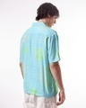 Shop Men's Blue & Green All Over Printed Oversized Shirt-Design