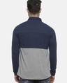 Shop Men's Blue and Grey Color Block Shirt-Design