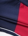 Shop Men's Blue and Red Color Block Shorts