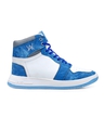 Shop Men's Blue & White Color Block Sneakers-Design