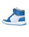 Shop Men's Blue & White Color Block Sneakers-Full