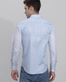 Shop Men's Blue and White Extreme Striped Slim Fit Shirt-Design