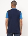 Shop Men's Blue and Yellow Color Block Henley T-shirt-Design