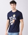 Shop Men's Blue Anime Naruto Ninja Way Graphic Printed T-shirt-Full