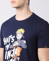 Shop Men's Blue Anime Naruto Ninja Way Graphic Printed T-shirt