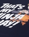 Shop Men's Blue Anime Naruto Ninja Way Graphic Printed T-shirt