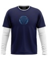 Shop Men's Blue Arc Reactor Light Up Graphic Printed T-shirt-Front