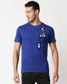 Shop Men's Blue Baby Panda Life Printed T-shirt-Front