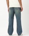 Shop Men's Blue Washed Straight Fit Mid-Rise Jeans-Design