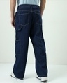 Shop Men's Blue Baggy Straight Fit Carpenter Jeans-Design